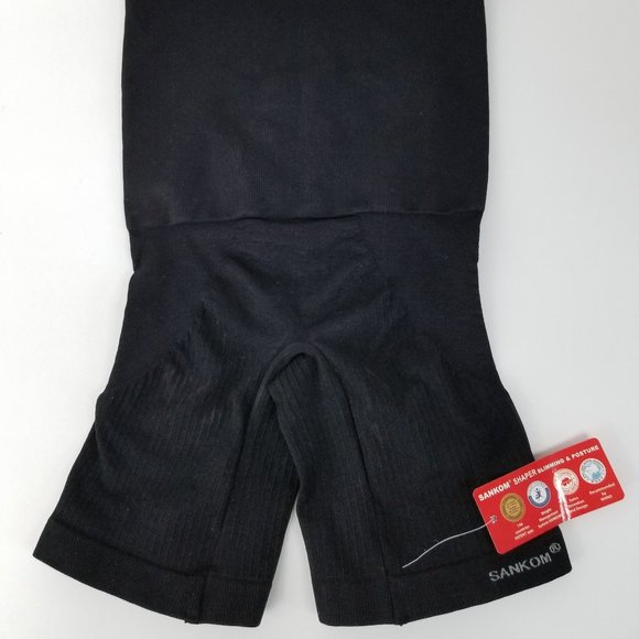 Sankom Patent Shaper Slimmer Posture Correction Black Size S/M NEW - Picture 2 of 6